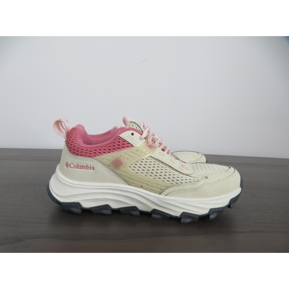 Columbia Hatana Breathe Womens 7.5 Beige Pink Running Sneakers Hiking YL8534-191